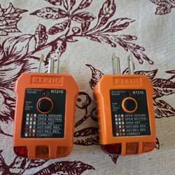 2 Klein tools plug testers $25 both