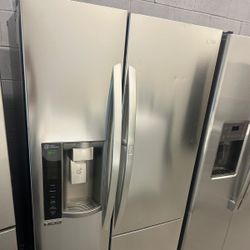 LG Side By Side Fridge Counter Depth Stainless Steel Working Perfectly With Warranty 