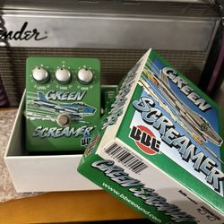BBE Green Screamer True Bypass Not Buffered Like A Tube Screamer