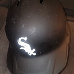 Gamer Chicago Whitesox MLB Baseball Batting Helmet Black One Ear Flap Professional 100 MPH For Right Handed Batter Men Size 7 3/8