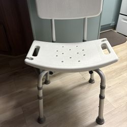 l Bathroom Safety Shower Tub Bench Chair with Back