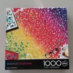 Rainbow Puzzle 1000 Piece Jigsaw Puzzle Complete
