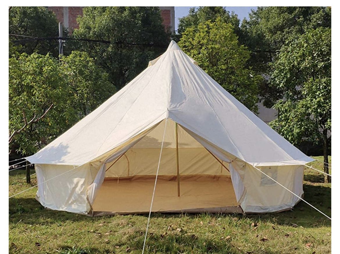 Outdoor Safari Glamping Tent Oxford /5M/ Luxury Yurt Bell Tent for Family Camping