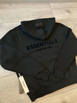 Black Essentials Hoodie