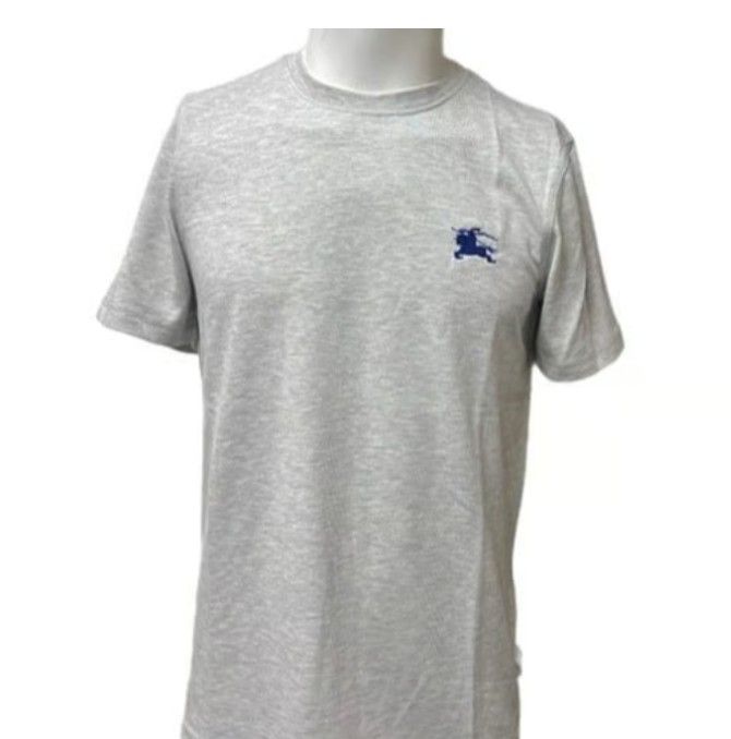 Burberry men's white short sleeve cotton jersey t-shirt size slim fit small