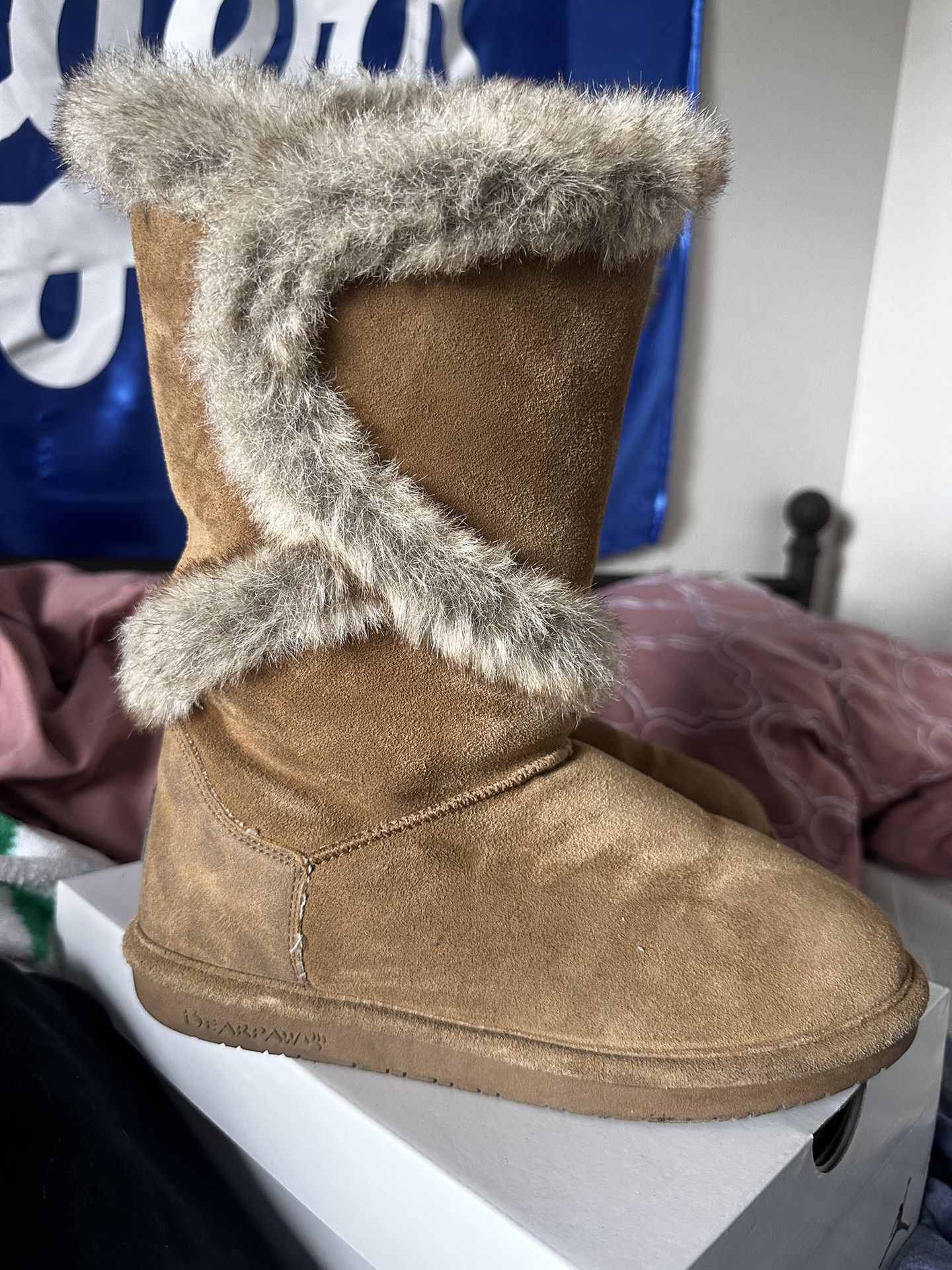 Bear Paw Fur Boots 