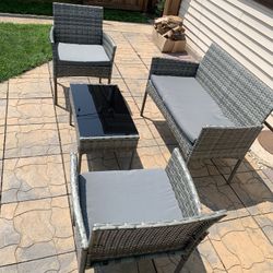 Wicker Patio Set 