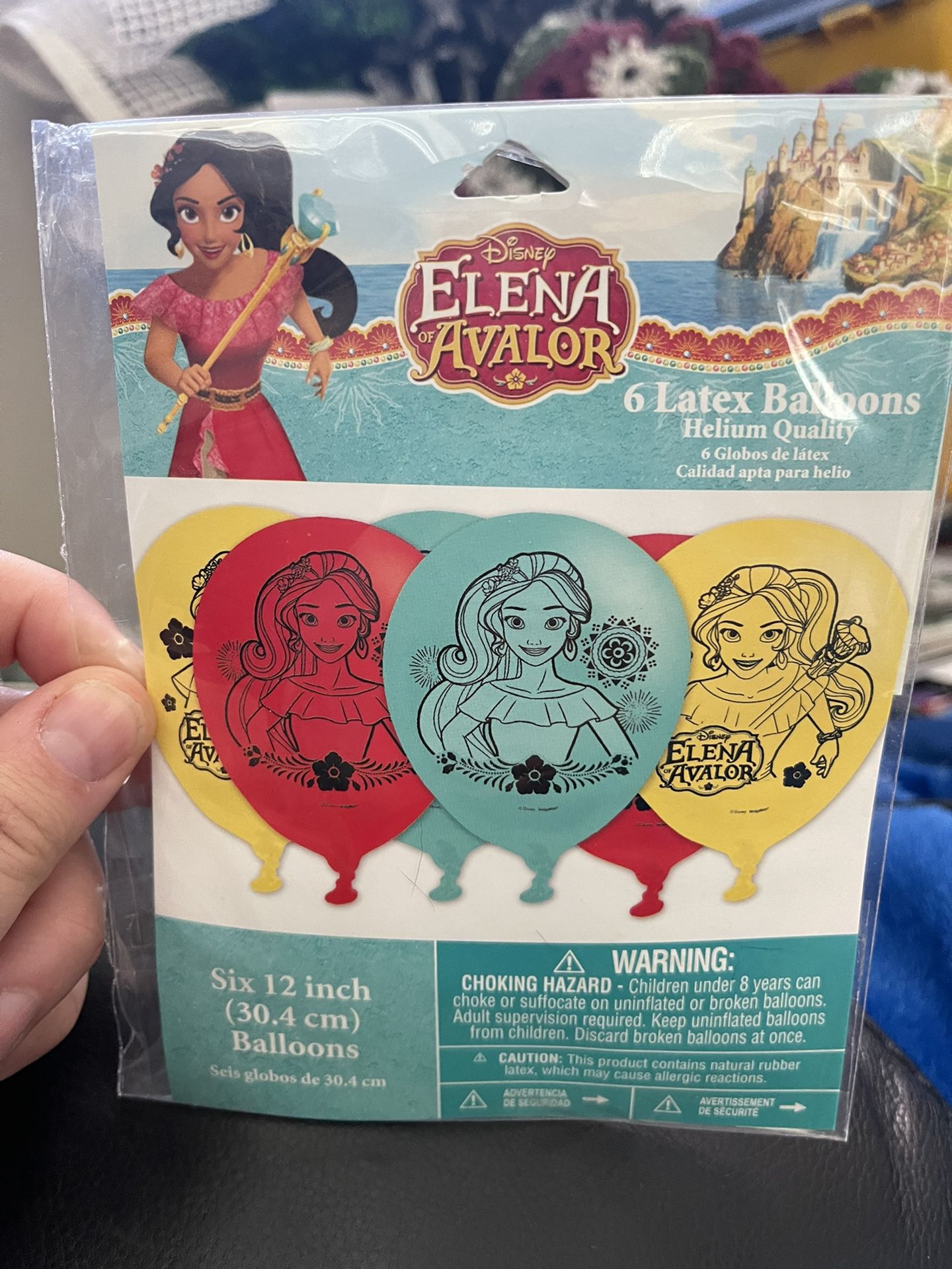 New 6ct Elena If Avalon 12” Latex Balloons!