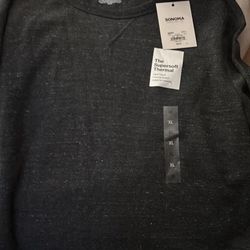 NEW Sonoma Gray Thermal Long Sleeve Shirt XL