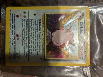 Clefable Holo Pokémon Card 1(contact info removed) Wizards