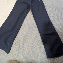 Roz & Ali Navy Blue Wide Leg Sailor Dress Pants Size 6