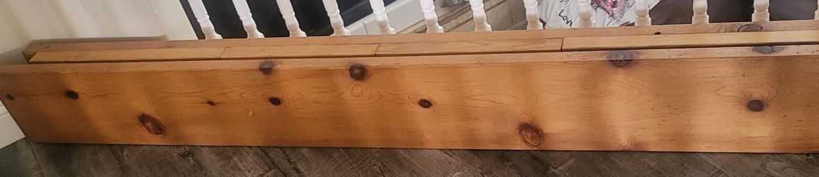 FREE Sleigh Solid Cal King bed frame