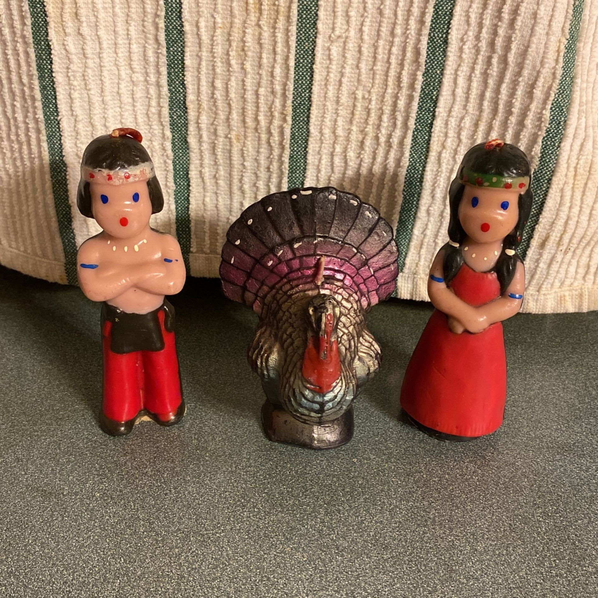 Antique/Vintage Indians And Turkey