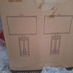 Metal Table Lamps2 pack 