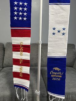Usa And Honduras Graduation Stole