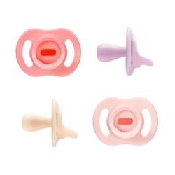XX Tommee Tippee Ultra-Light StayPut Pacifier, One-Piece Silicone Design, 0-6m, 4 Pack