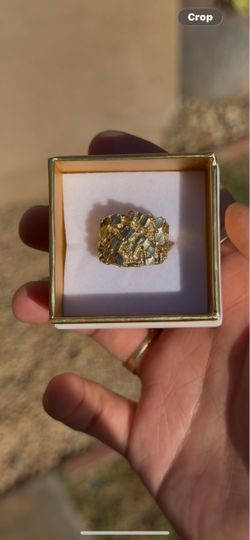 10kt Gold Chunky Nugget Ring