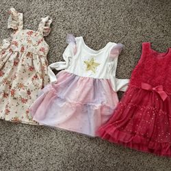 Girl Size 5t Dress Up Tutu Pretty Church Dress Easter Good Condition $5 Each 