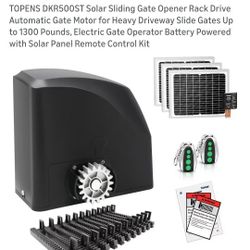 TOPKENS SOLAR POWER GATE OPENER 