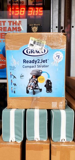 Graco Ready2Jet Compact Stroller Auto Fold Lightweight Travel Stroller NIB