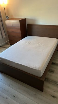 Bed Frame and Dresser Set
