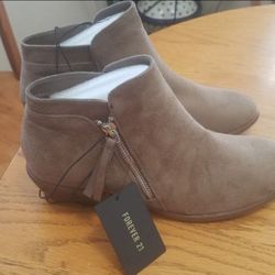 Women's Taupe Ankle Boots 
