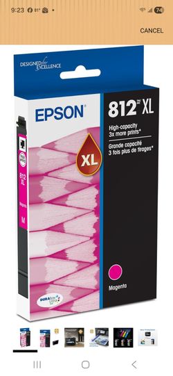 Epson 812XL Magenta High-Capacity Ink Cartridge