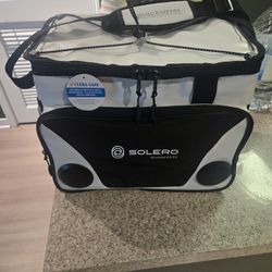 Titan SPKR Deep Freeze 30 Can Ice Cooler 72 Hr W Bluetooth Speaked 