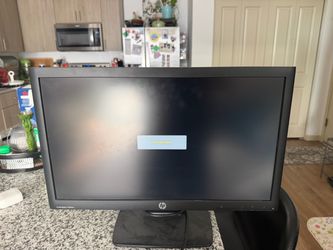 Black HP ProDisplay P222va Computer Monitor