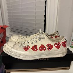 CDG Multi Heart Converse Chuck Taylors