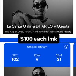 La Santa Grifa Concert Tickets 