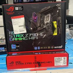 ASUS ROG Strix Z790-E Gaming WiFi 6E LGA 1700 DDR5 ATX gaming motherboard  2 PCS $236 open box