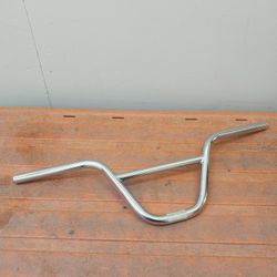 Brand New Bmx Chrome Slammer Bar 4 Piece Handle Bars 