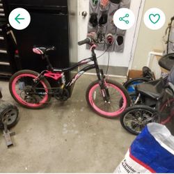 Pink & Black Girl Bike