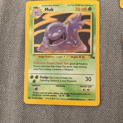 1999 HOLOGRAPHIC MUK COLLECTOR’S POKEMON CARD