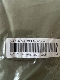 Supreme Cordura Puffer Balaclava Light Olive