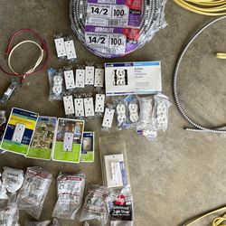 Electrical wire, fittings, plugs