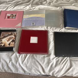 Lot of scrapbooks