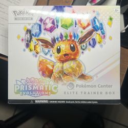 Pokemon Center Prismatic Elite Trainer Box