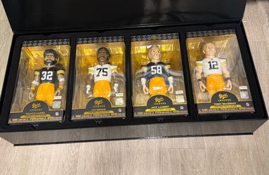 Brand New Funko Gold Legends NFL Pittsburgh Steelers Limited Edition 4-Pack Vinyl Figures 12”