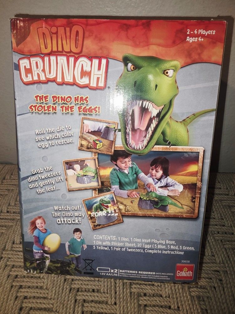 DINO CRUNCH GAME! FAMILY FUN GAME