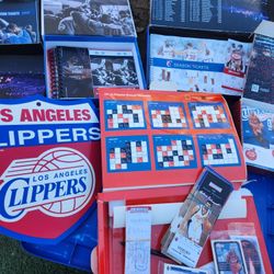 OLD CLIPPERS SEASON TICKET HOLDER STUBS AND MORE