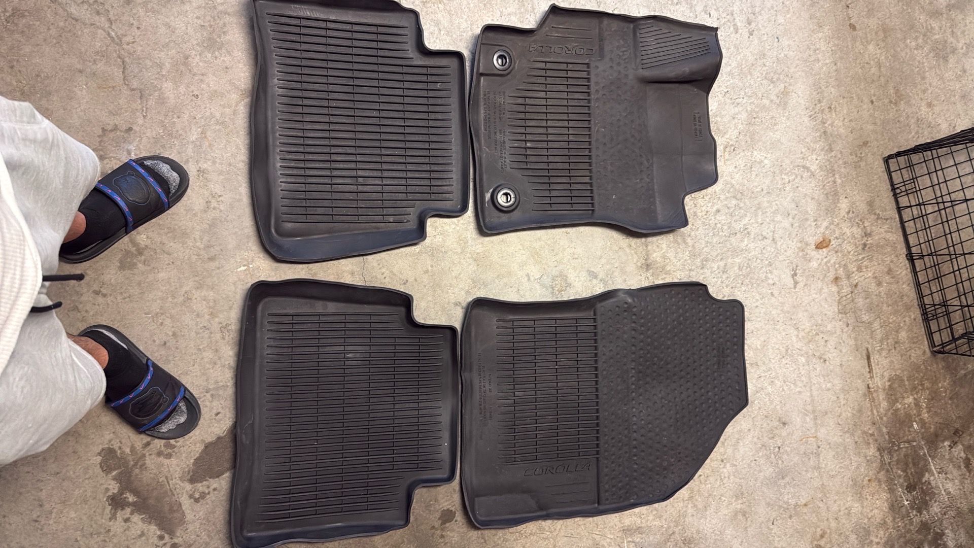 Toyota Corolla Rubber Floor Mats