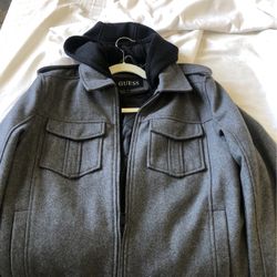 Guess will hoodie medium size coat men’s