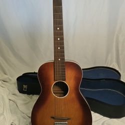 Vintage Silvertone parlor Guitar Flame Burst 