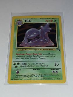 Pokemon Muk Fossil 13/62