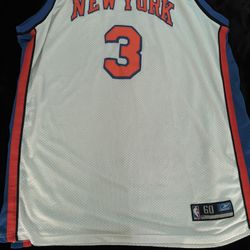 🔥🔥 AUTHENTIC REEBOK NBA NEW YORK KNICKS Stephon Marbury Jersey SZ 60 🔥🔥
