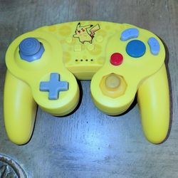 💛Wireless Gamecube Style Controller Pokemon Smash Pikachu🎮
