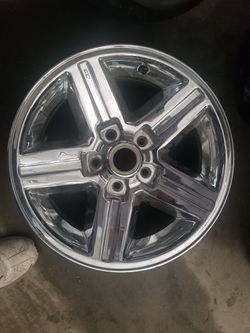 Original rear Iroc chrome wheel