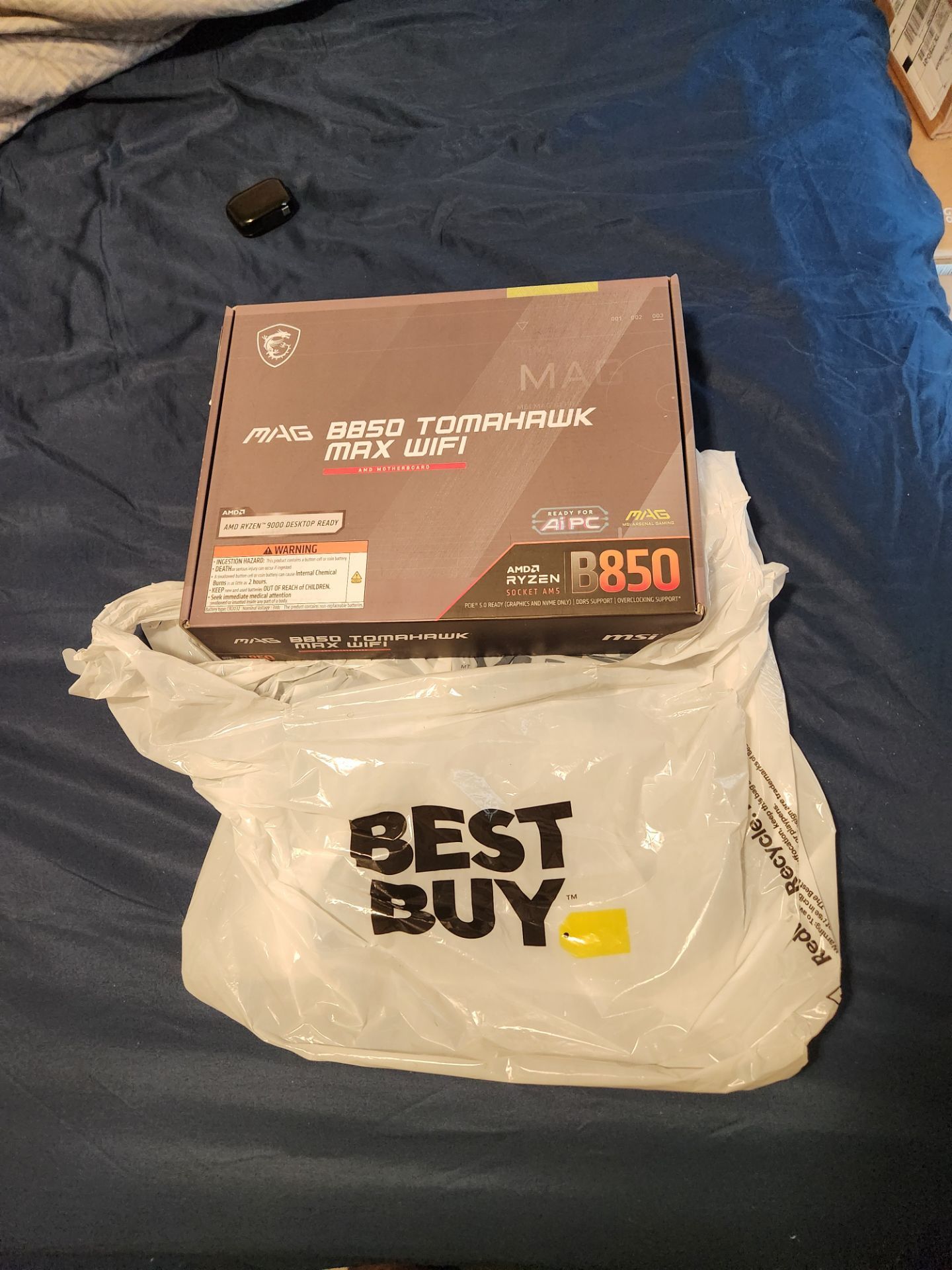 MSI MAG B850 Tomahawk Max WiFi AM5 Motherboard - Brand New Sealed